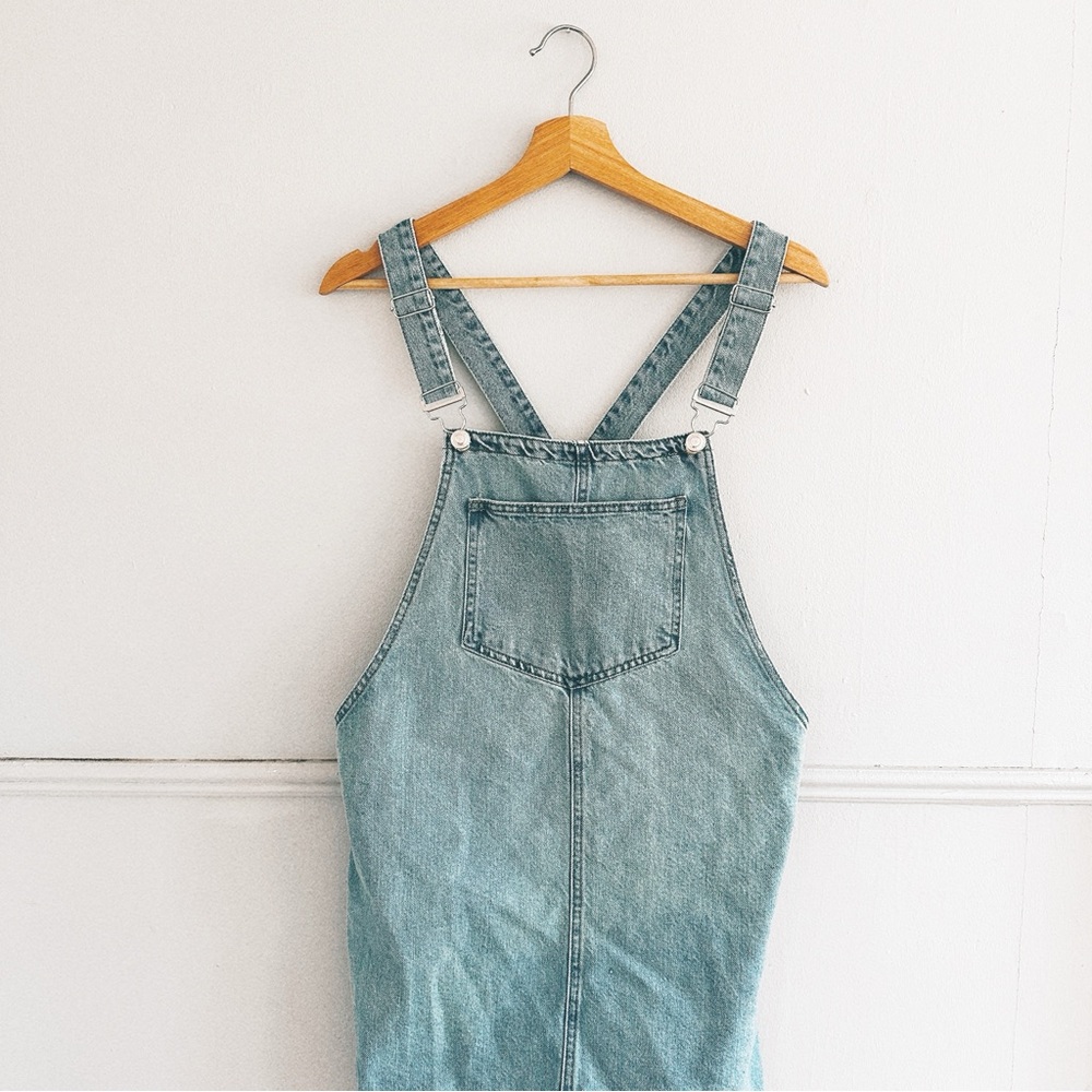 DENIM CO > Overall Dress - Picture 1 of 8